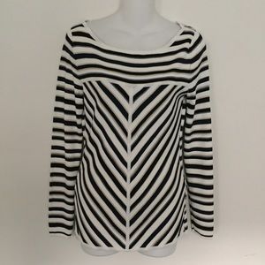 White House Black Market Striped Sweater Size Small